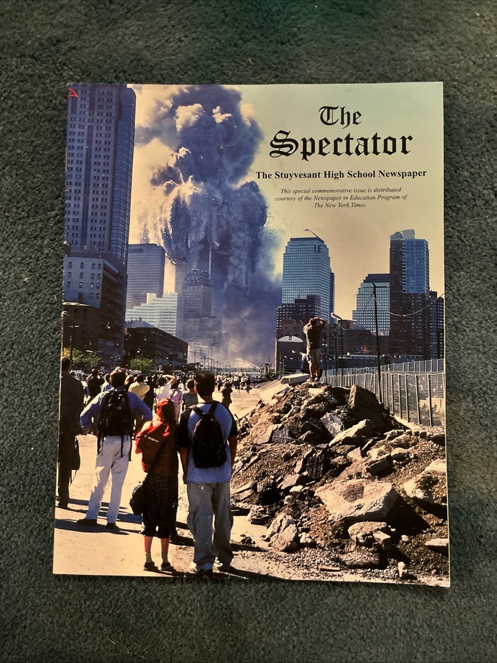 Vtg 01 The Spectator -Stuyvesant High School Newapaper Commemorative issue 9/11